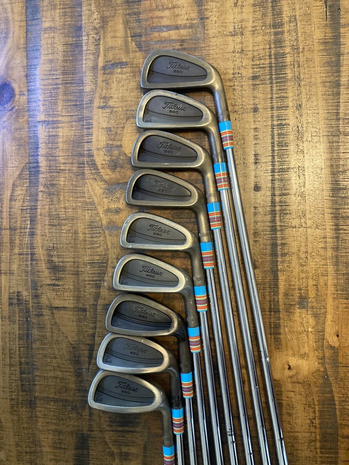 Custom Titleist DCI 990 Iron Set / 2-PW X-Stiff Flex Steel Shafts